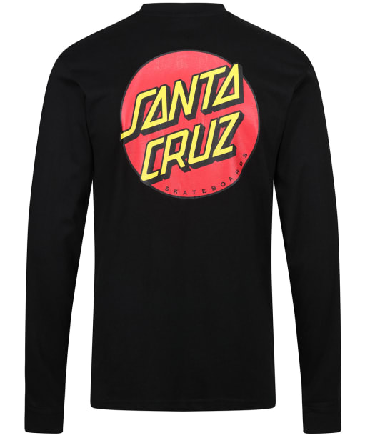 Santa Cruz Classic Dot Chest L/S T-Shirt - Black