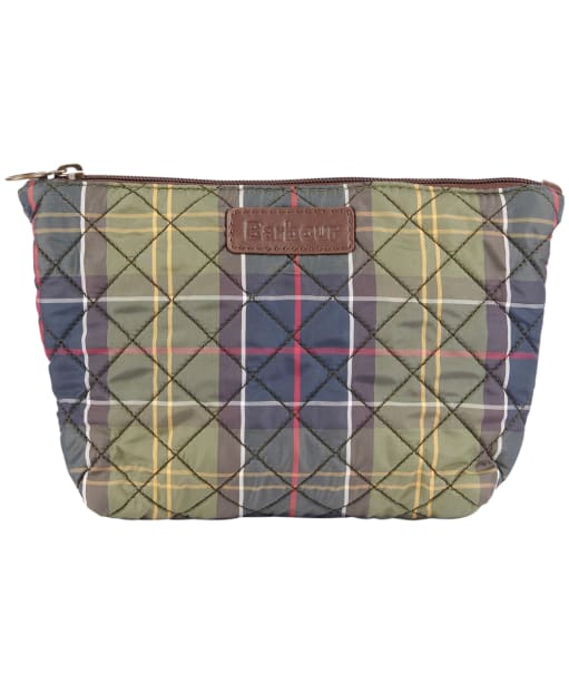Women’s Barbour Quilted Washbag - Classic Tartan
