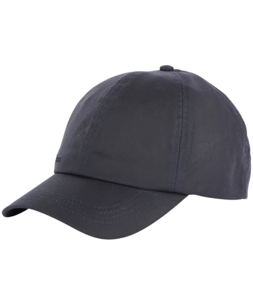 barbour waxed cap navy