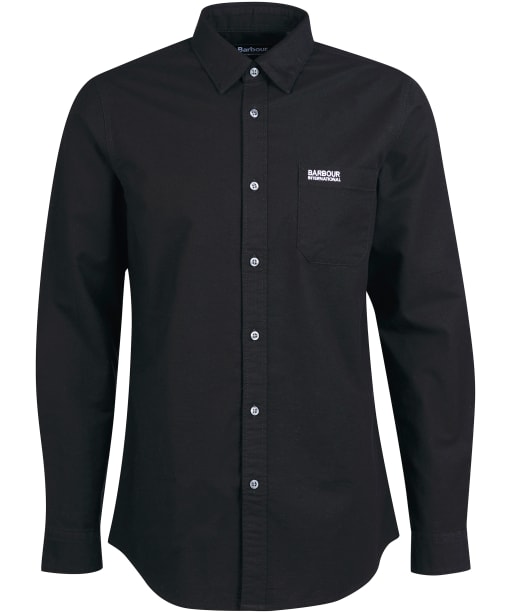 Barbour black shirt discount