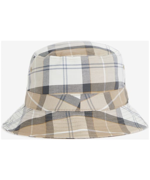 Men's Barbour Tartan Bucket Hat - AMBLE SAND
