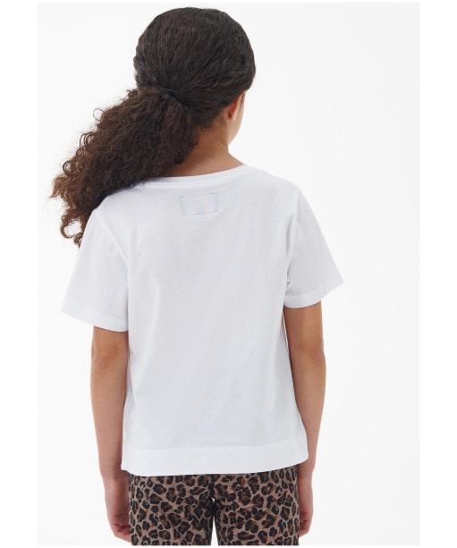 Girl's Barbour International Toronto T-Shirt - 6-9yrs - White