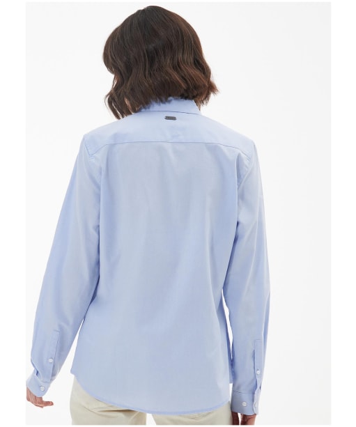 Women's Barbour Derwent Shirt - Pale Blue / Fawn