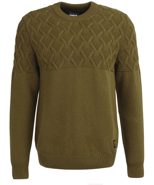 Men s Barbour International Cable Crew Jumper