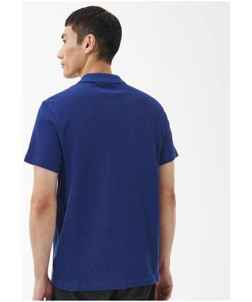 Men's Barbour International Gauge Polo Shirt - Inky Blue
