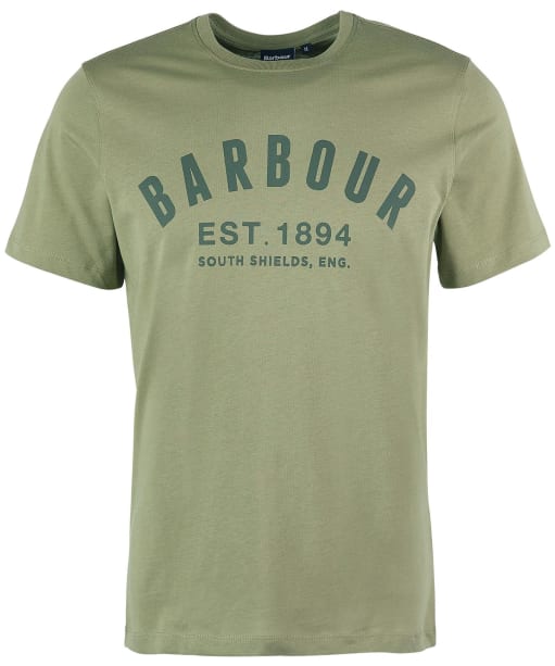 Men’s Barbour Ridge Logo Tee - Bleached Olive