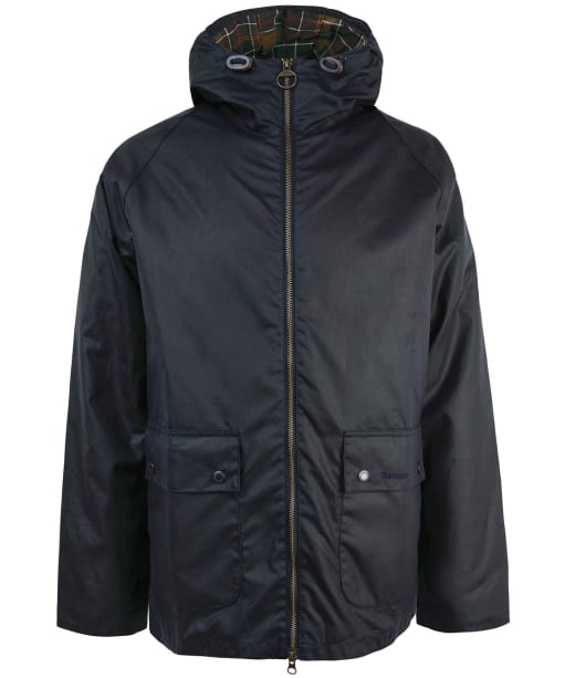 Men's Barbour Short Hooded Bedale Waxed Jacket