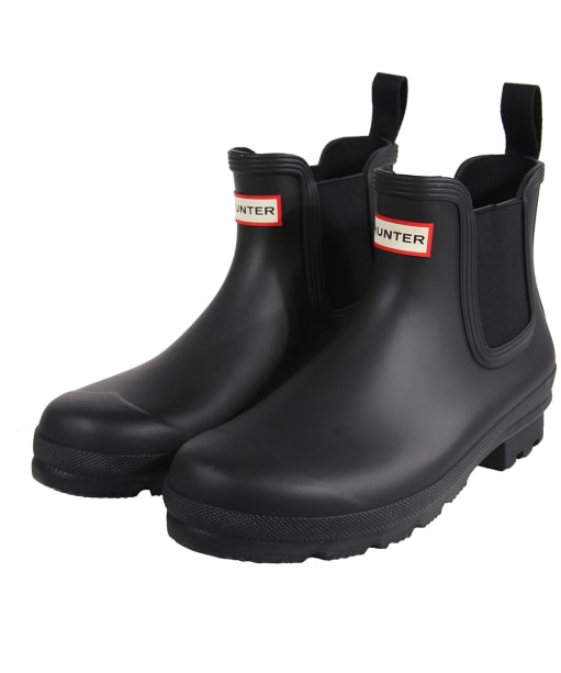 Hunter original best sale chelsea boots black