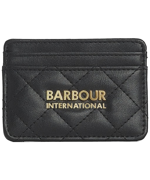 Women's Barbour International Card Holder - Black