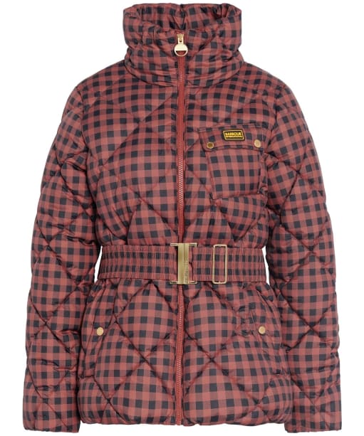 Women s Barbour International Printed Aurora Quilted Jacket
