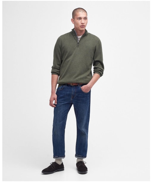 Men’s Barbour Cotton Half Zip Sweater