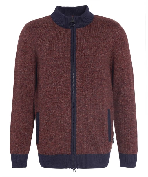 Barbour cotton zip through cardigan on sale