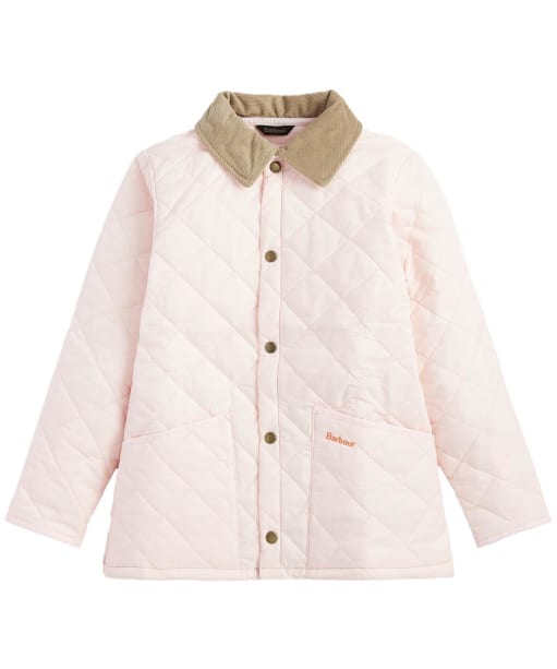 Boy's Barbour Liddesdale Quilted Jacket, 2-9yrs - Cameo Pink