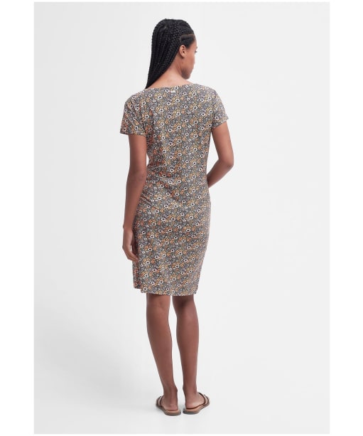 Women's Barbour Harewood Print Dress - NAVY COUNTRY PT3