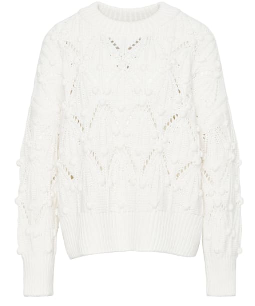 Barbour outlet white jumper