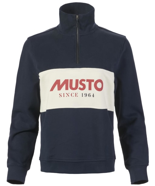 Women s Musto Classic Cotton 1 2 Zip Sweater