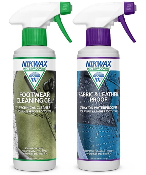 Nikwax Cleaning, Fabric & Leather Proof™ Set - No Colour