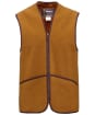 Men's Barbour Warm Pile Waistcoat / Zip-In Liner - Brown