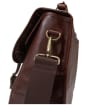 Barbour Leather Briefcase - Dark Brown