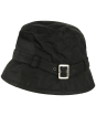Womens Barbour Kelso Wax Belted Hat - Black