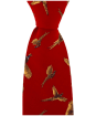 Men's Soprano Large Flying Pheasant Tie - Red