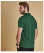 Men's Barbour Tartan Pique Polo Shirt - Racing Green