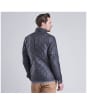 Men's Barbour International Ariel Quilted Jacket - Charcoal