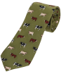 Soprano Country Cow Breeds Tie - Green 