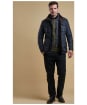 Barbour Ogston Waxed Jacket - Navy