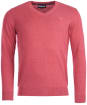 Men's Barbour Pima Cotton V-Neck Sweater - Candy Marl