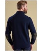Men’s Barbour Holden Half Zip Sweater - Navy