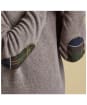 Men’s Barbour Holden Half Zip Sweater - Military Marl