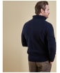 Men's Barbour Nelson Half Zip Sweater - Navy