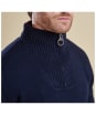 Men's Barbour Nelson Half Zip Sweater - Navy