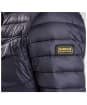 Men's Barbour Ouston Hooded Quilted Jacket - Black