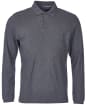 Men’s Barbour Long Sleeved Sports Polo Shirt - Slate Marl 