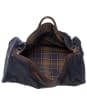 Barbour Waxed Cotton Holdall Bag - Navy