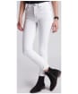 Women's Barbour International Hairpin Skinny Jeans - White