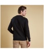 Men's Barbour Pima Cotton Crew Neck Sweater  - Black