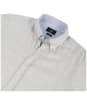 Men's Hackett Plain Linen Shirt - Stone