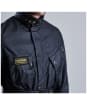 Men's Barbour International Slim International Wax Jacket - Black