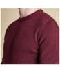 Men’s Barbour Tisbury Crew Neck Sweater - Ruby