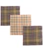 Men's Barbour Classic Tartan Handkerchief - Boxed Set of 3 - Classic Tartan