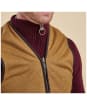 Men's Barbour Warm Pile Waistcoat / Zip-In Liner - Brown