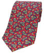 Men's Soprano Small Paisley Tie - Red