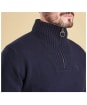 Men's Barbour Essential Lambswool Half Zip Sweater - Navy