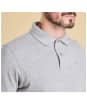 Men's Barbour Sports Polo 215G - Grey Marl