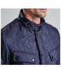 Men's Barbour International Ariel Polarquilt Jacket - Navy