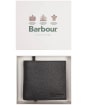 Men's Barbour Leather Billfold Wallet - Black