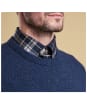 Men’s Barbour Tisbury Crew Neck Sweater - Deep Blue
